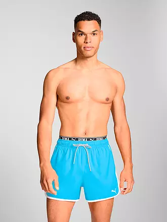 PUMA | Herren Badeshort Track | hellblau